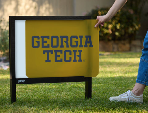 Georgia Tech Wordmark Yardsy Sign