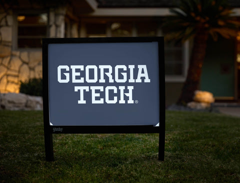Georgia Tech Wordmark Yardsy Sign
