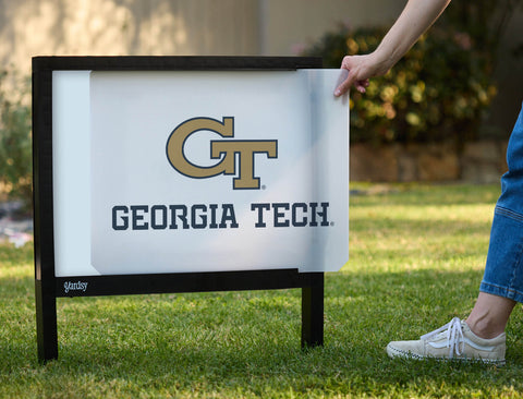 Georgia Tech Athletics Wordmark Yardsy Sign