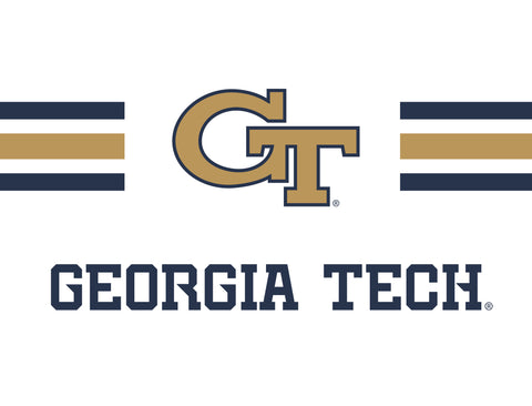 Georgia Tech GT Stripes White Yardsy Sign
