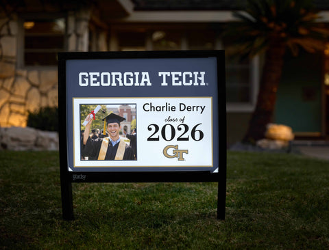 Georgia Tech Graduate Custom Yardsy Sign