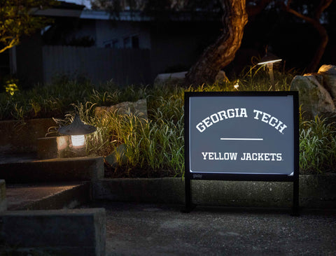 Georgia Tech Yellow Jackets Navy Blue Yardsy Sign