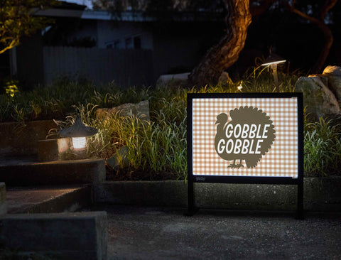 Gobble Gobble Yardsy Sign - Flat Feet