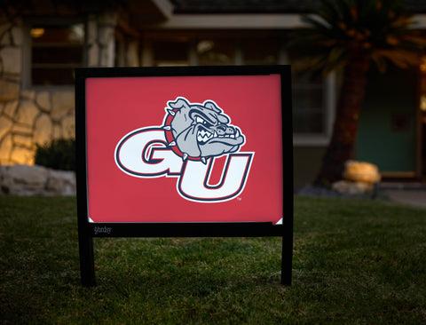 Gonzaga GU Bulldog Red Yardsy Sign - Hero