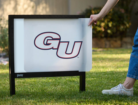 Gonzaga GU White Yardsy Sign - Interchangeable
