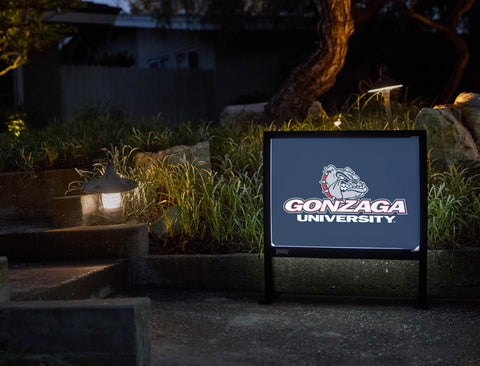 Gonzaga University Bulldog Blue Yardsy Sign - Flat Feet