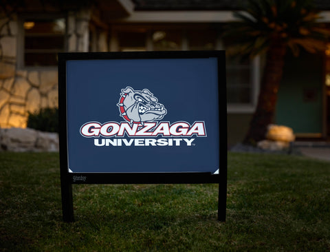 Gonzaga University Bulldog Blue Yardsy Sign - Hero
