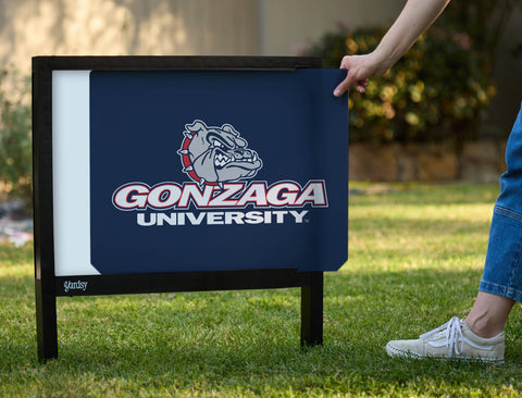 Gonzaga University Bulldog Blue Yardsy Sign - Interchangeable
