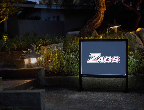 Gonzaga Zags Blue Yardsy Sign - Flat Feet