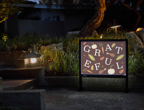 Grateful Yardsy Sign - Flat Feet