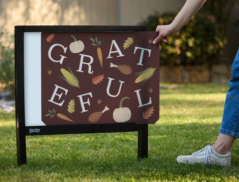 Grateful Yardsy Sign - Interchangeable