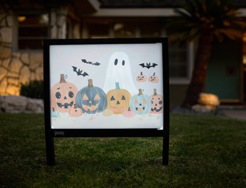 Halloween Illustration Fall Yardsy Sign - Hero