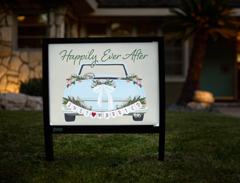 Happily Ever After Yardsy Sign - Hero