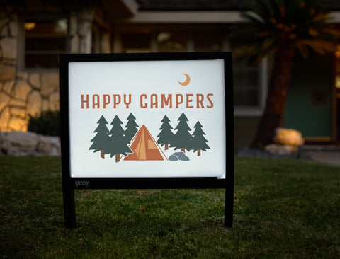 Happy Campers Yardsy Sign - Hero