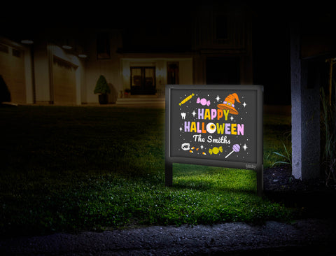 Happy Halloween Candy Custom Yardsy Sign