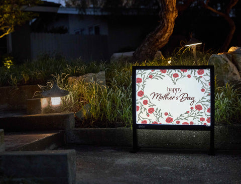 Happy Mothers Day Yardsy Sign - Flat Feet