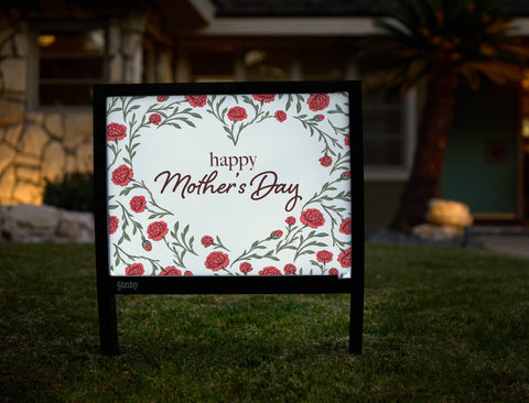 Happy Mothers Day Yardsy Sign - Hero
