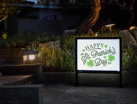 Happy St. Patrick's Day Yardsy Sign - Flat Feet