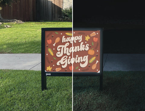 Happy Thanksgiving Yardsy Sign