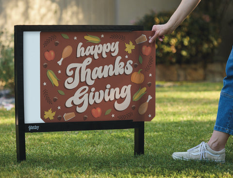 Happy Thanksgiving Yardsy Sign