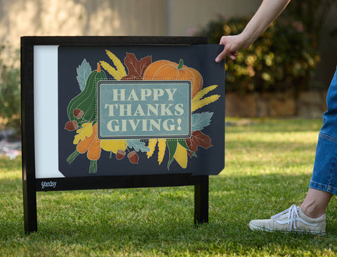 Happy Thanksgiving! Yardsy Sign