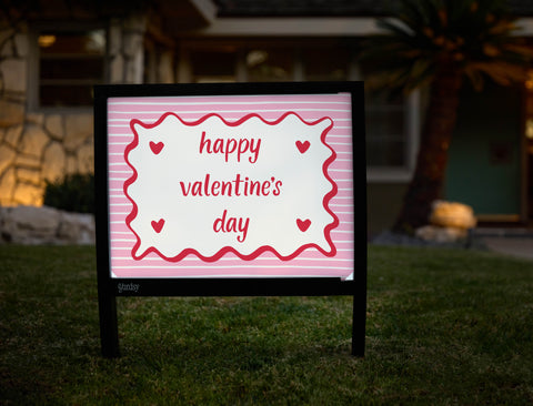 Happy Valentine's Day Yardsy Sign - Hero