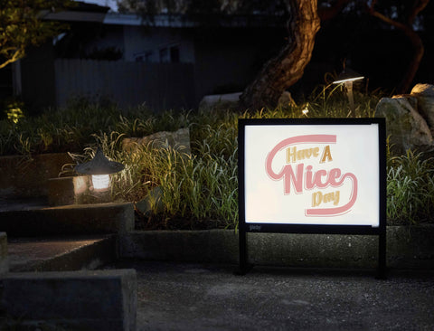 Have A Nice Day Yardsy Sign - Flat Feet