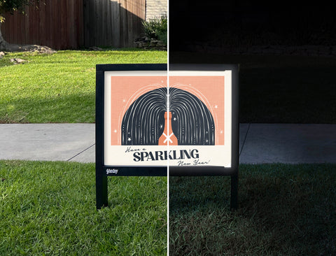 Have a Sparkling New Year Yardsy Sign