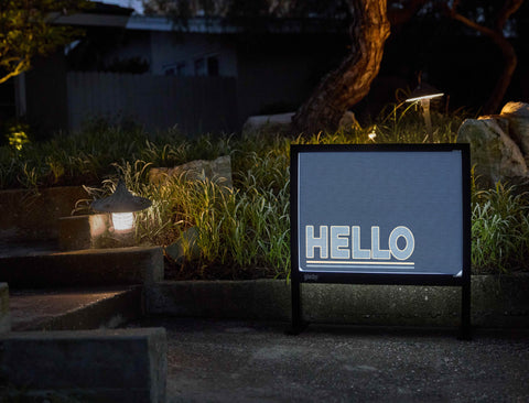 Hello Yardsy Sign - Flat Feet