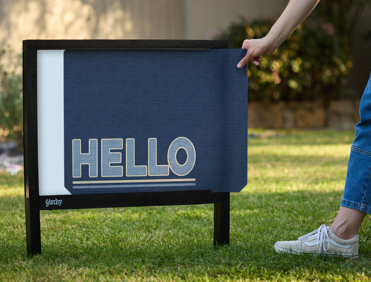 Hello Yardsy Sign
