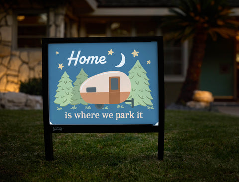 Home Is Where We Park It Yardsy Sign - Hero
