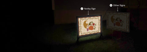The Only Light Up Yard Sign