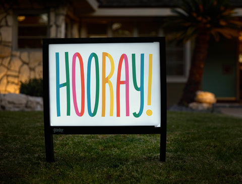 Hooray Yardsy Sign - Hero
