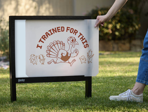 I Trained For This Yardsy Sign - Interchangeable