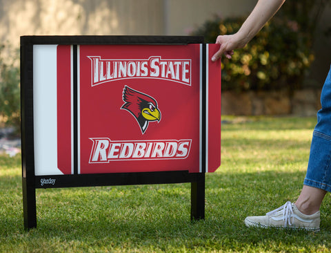 Illinois State Redbirds Head Red Yardsy Sign - Interchangeable