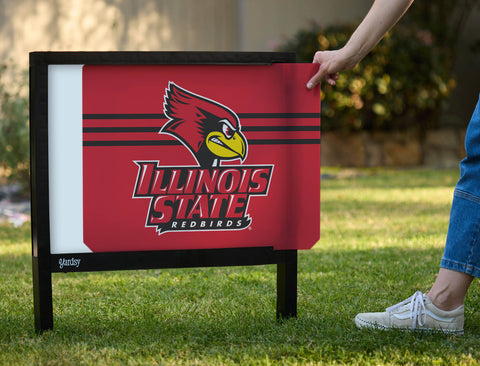 Illinois State Redbirds Mascot Red Yardsy Sign - Interchangeable