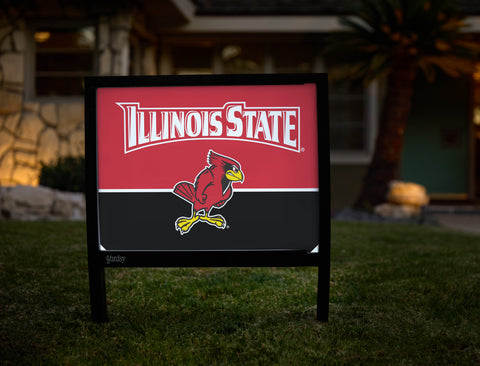 Illinois State Reggie Redbird Red Yardsy Sign - Hero