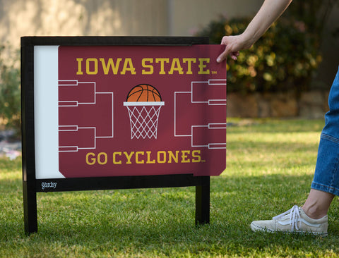 Iowa State Basketball Yardsy Sign - Interchangeable