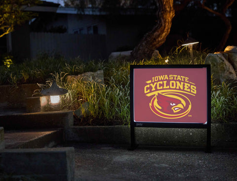 Iowa State Cyclones Red Yardsy Sign - Flat Feet