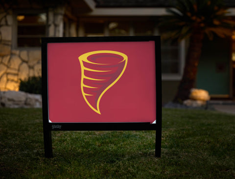 Iowa State Cyclones Solo Red Yardsy Sign - Hero