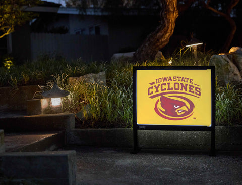 Iowa State Cyclones Yellow Yardsy Sign - Flat Feet
