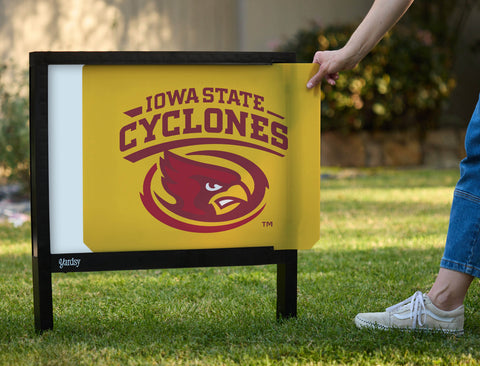 Iowa State Cyclones Yellow Yardsy Sign - Interchangeable