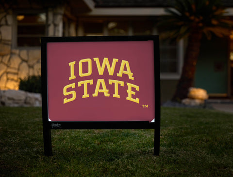 Iowa State Red Arc Yardsy Sign - Hero