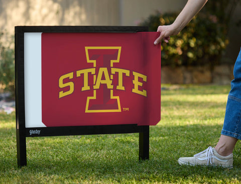 Iowa State Red Logo Yardsy Sign - Interchangeable