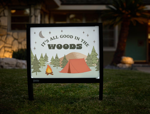 It's All Good In The Woods Yardsy Sign - Hero