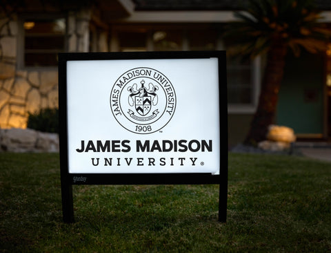JMU Classic Seal Yardsy Sign - Hero