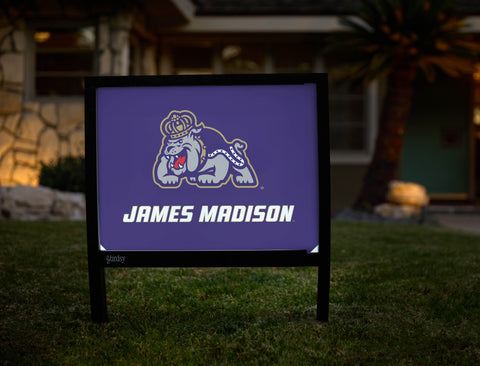 James Madison Duke Purple Yardsy Sign - Hero