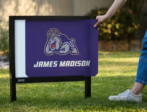 James Madison Duke Purple Yardsy Sign - Interchangeable
