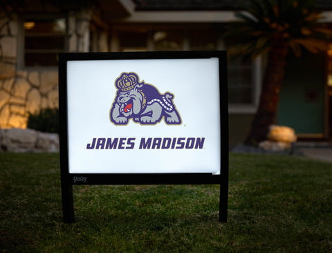James Madison Duke White Yardsy Sign - Hero