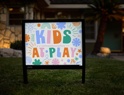 Kids At Play Yardsy Sign - Hero